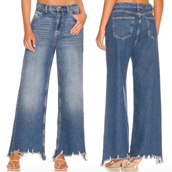 We The Free Straight Up Baggy Jean Size 30 - Picture 1 of 6